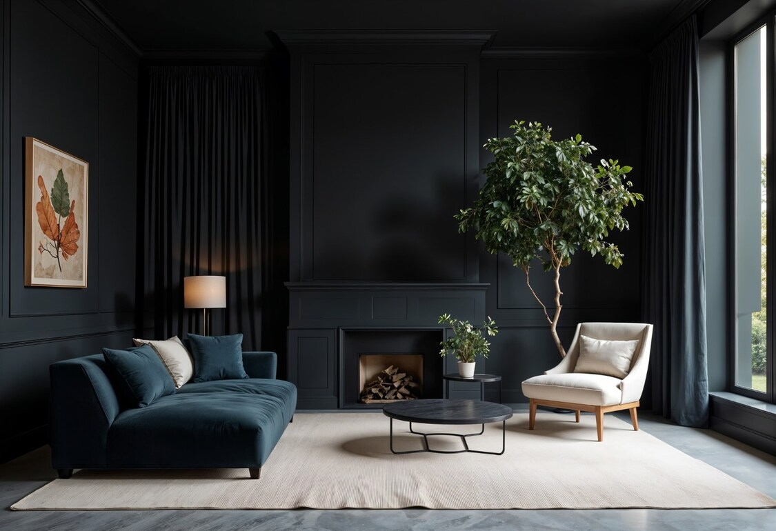 Spacious living room